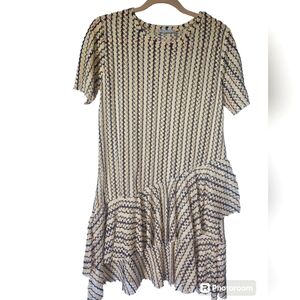 Zara mini yellow summer dress size S